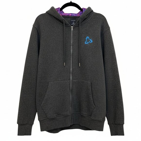 Blizzard - Team Battle.net Employee Zip-Up Hoodie Galaxy Large - Picture 1 of 5